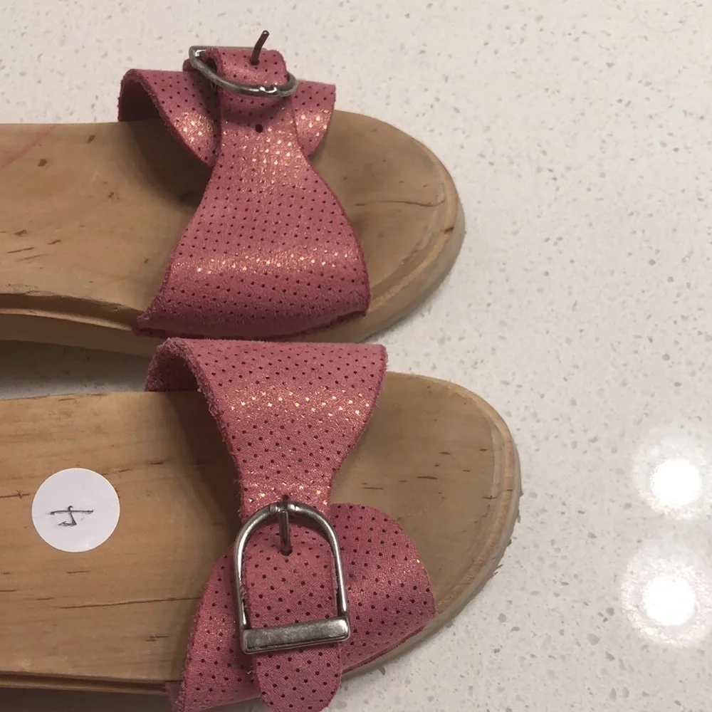 Hanna Andersson Pink Girl Sandals 4